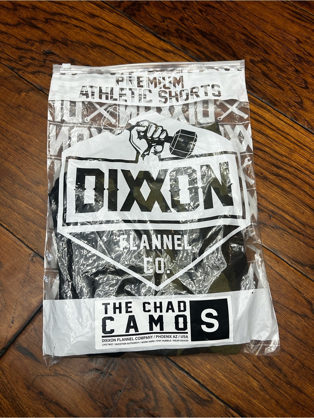 DIXXON The‎ Chad Camo Olive and Black Premium Athletic shorts